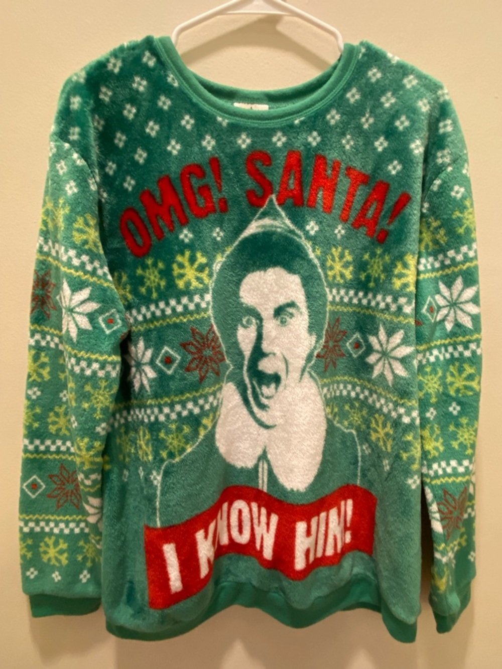 ‼️2 for $8‼️ ELF UGLY CHRISTMAS SWEATER 'OMG! SANTA!'